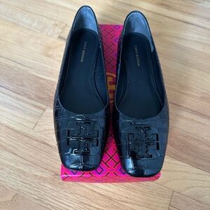 Tory Burch Georgia Ballet Flat Croc